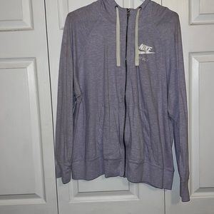 Woman’s plus Nike zip up hoodie